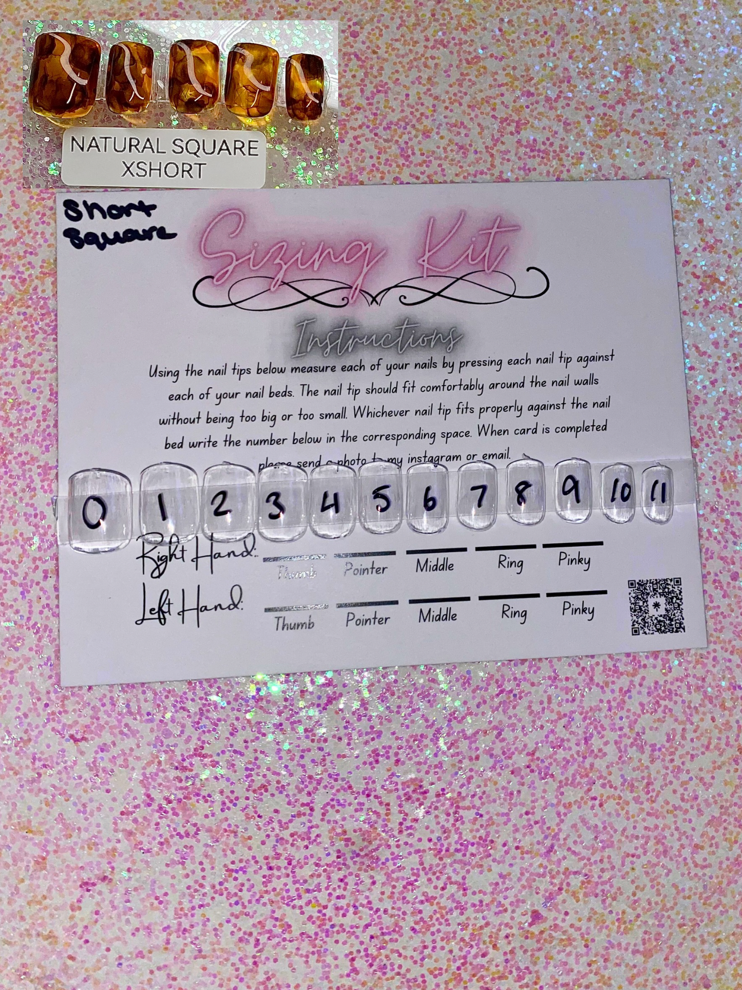 Sizing Kits- EXTRA SHORT