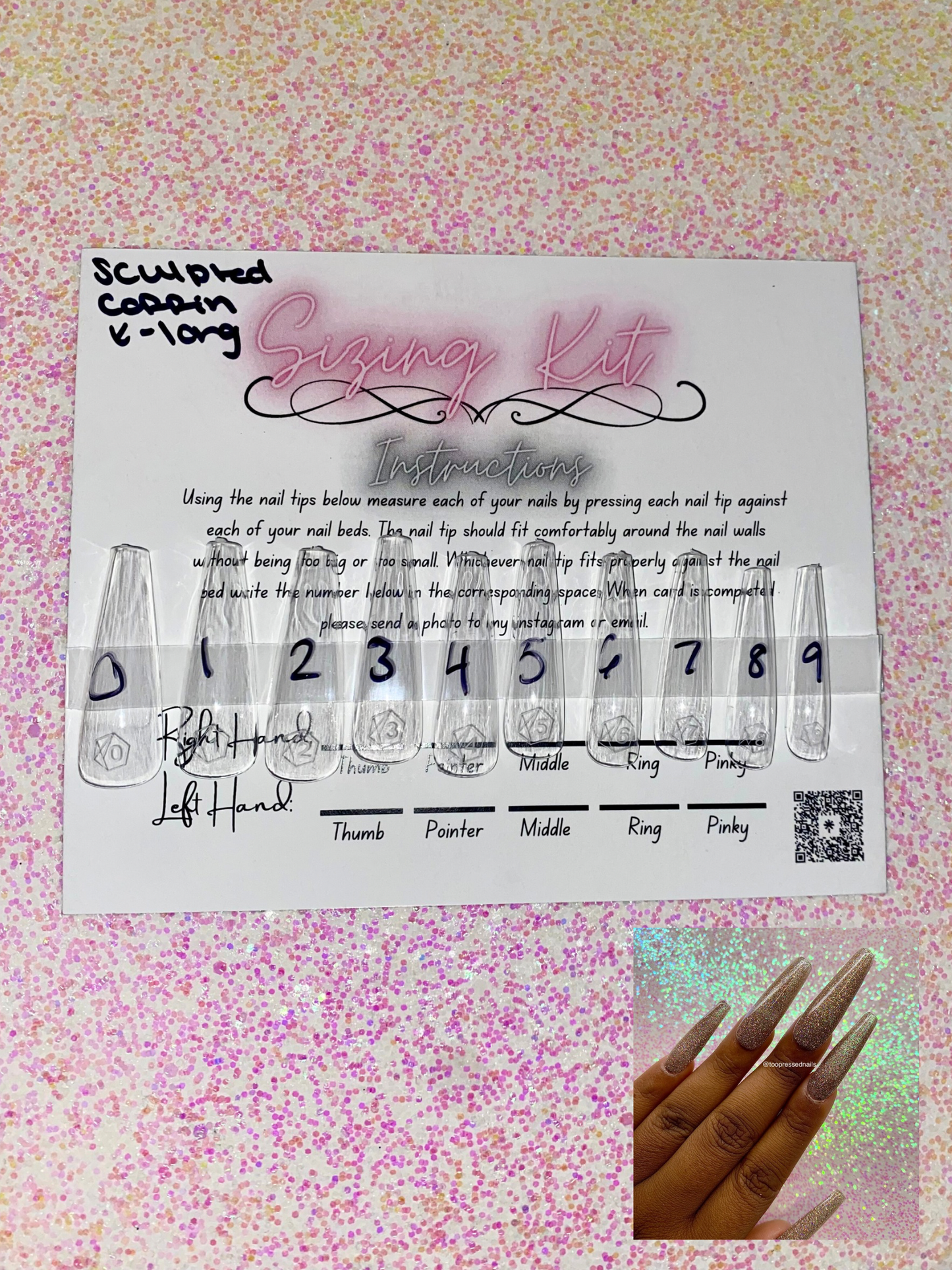 Sizing Kit- EXTRA LONG