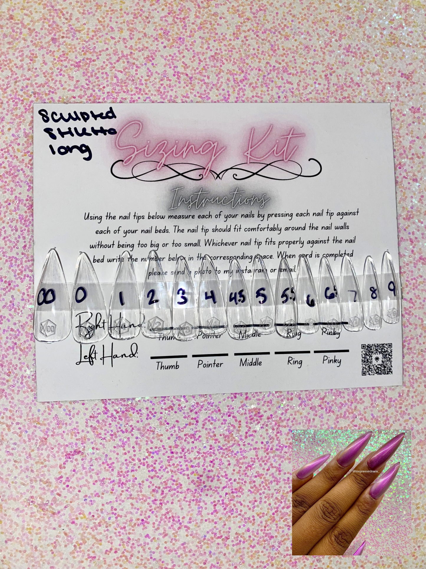 Sizing Kit- LONG