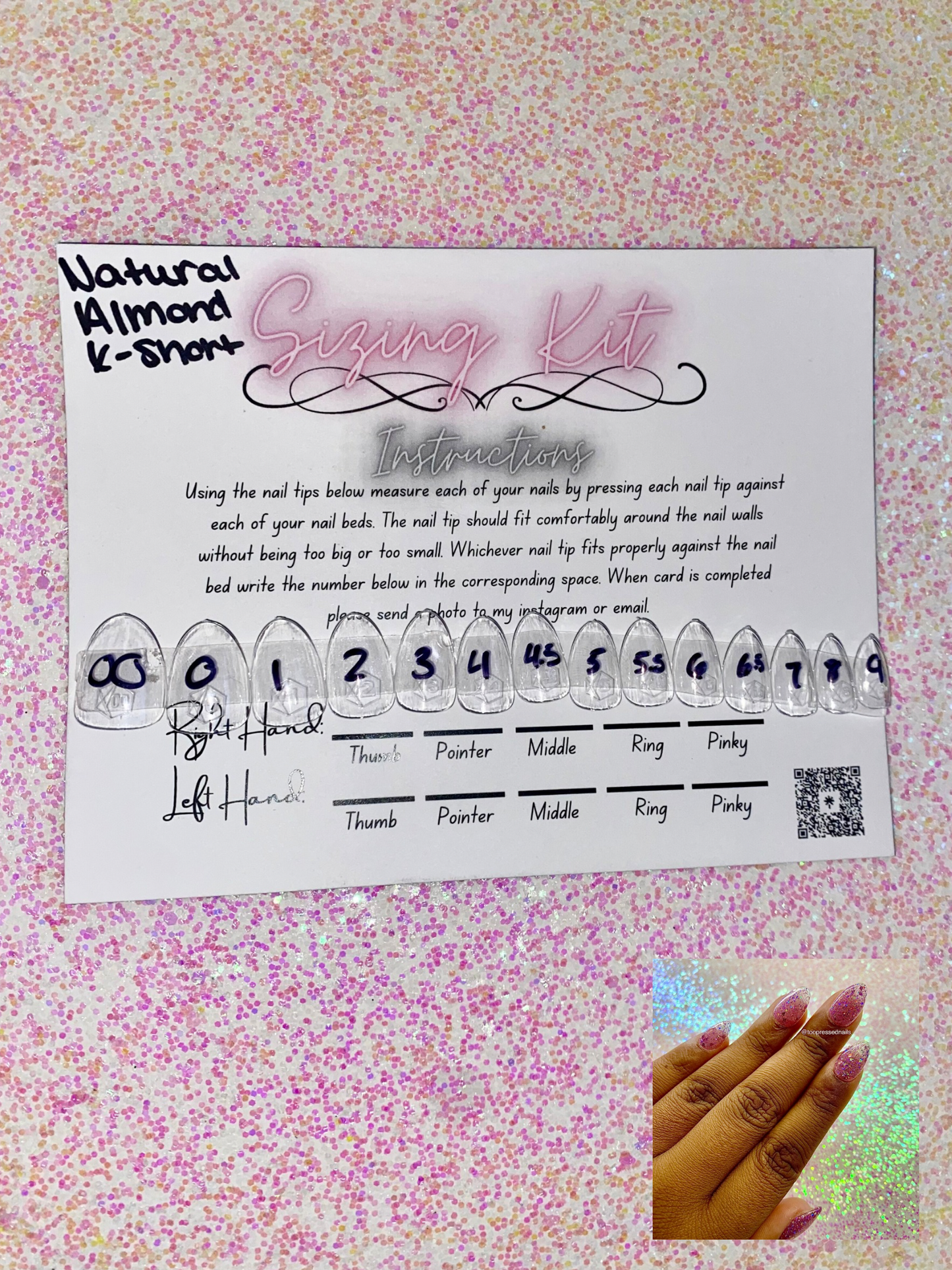 Sizing Kits- EXTRA SHORT