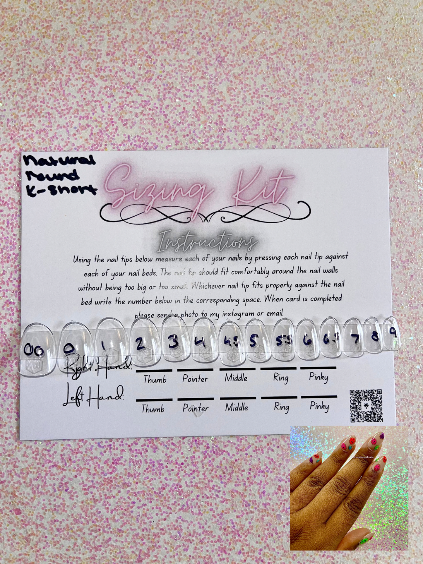 Sizing Kits- EXTRA SHORT