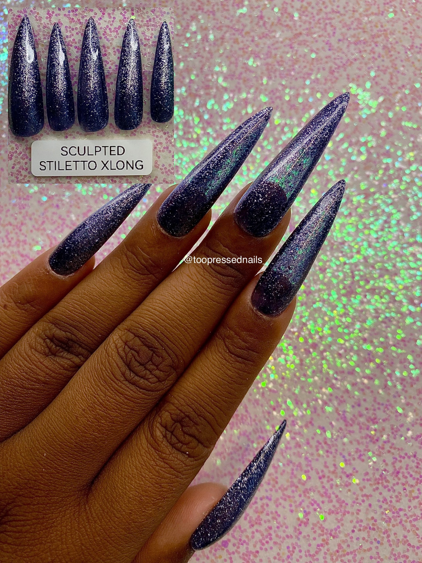 Extra Long Custom Nails