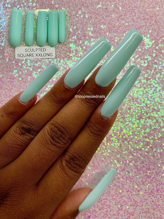 XX Long Custom Nails