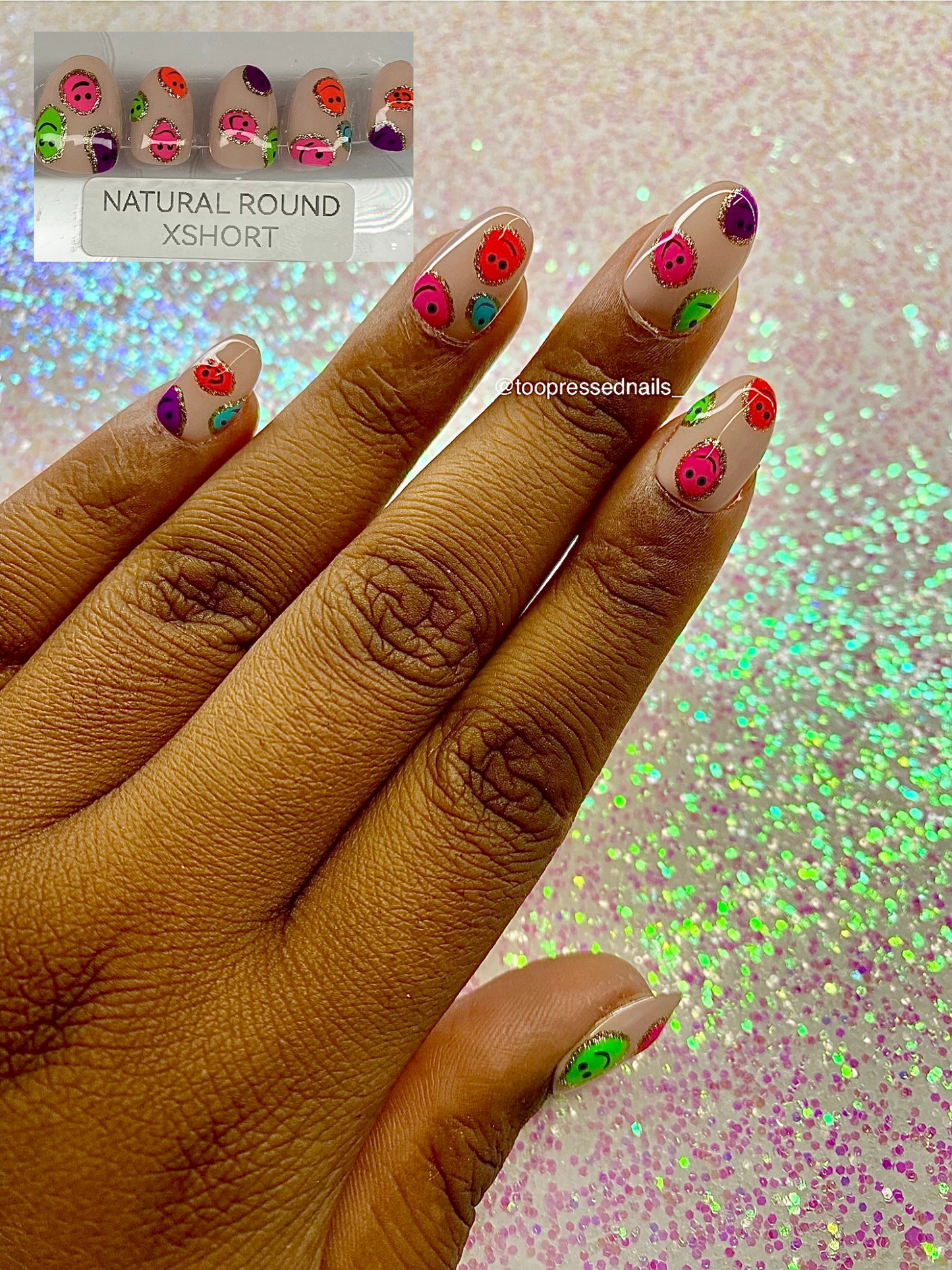 Extra Short Custom Nails