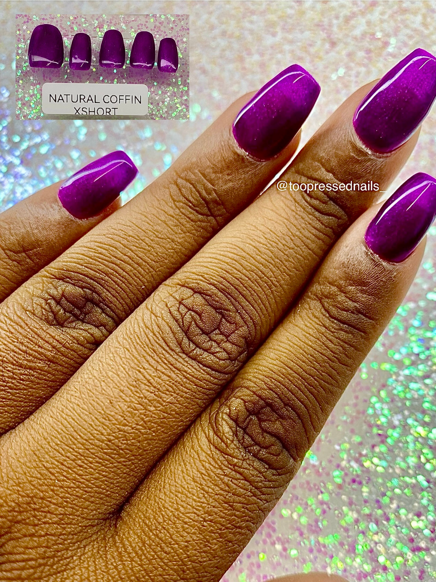 Extra Short Custom Nails