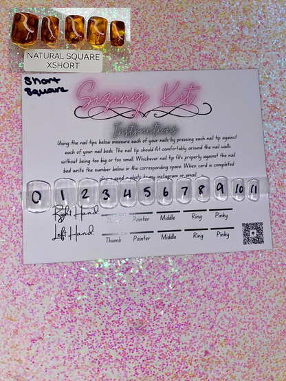 Sizing Kits- EXTRA SHORT