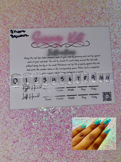 Sizing Kits- EXTRA SHORT