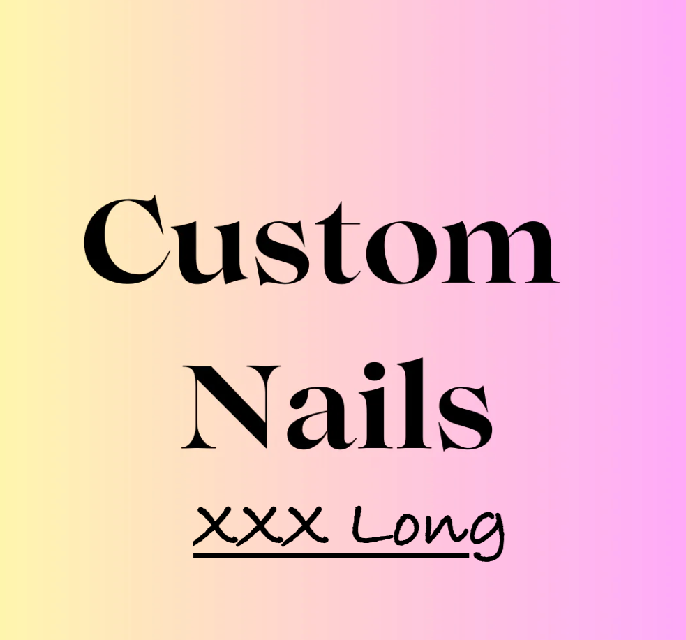 XXX Long Custom Custom Nails